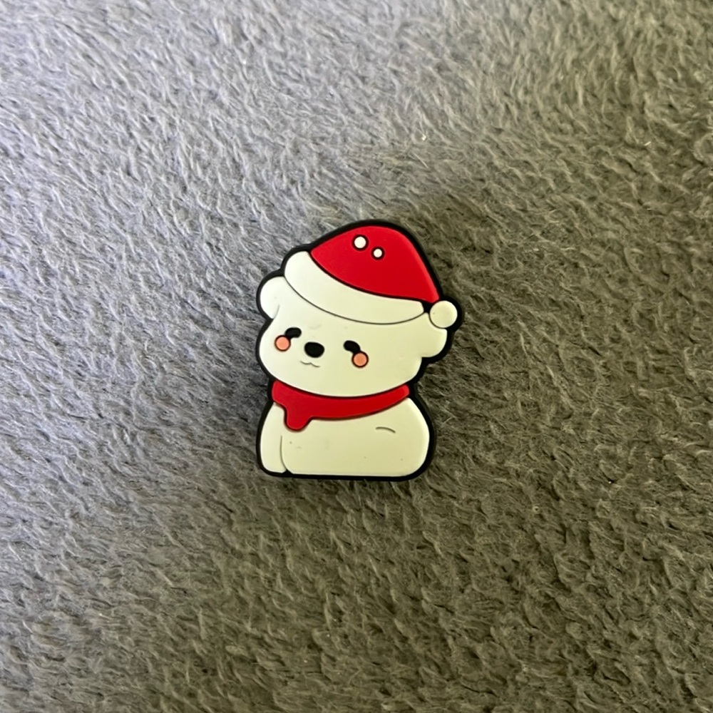 Santa Bear Croc charm new - bundle pricing